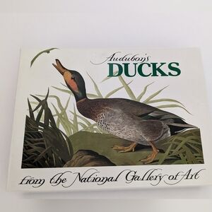 Audubon's Ducks Boxed Set Of Blank Note cards 5x7 Natl Gallery Of Art Set Of 14